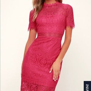 Lulus Fuchsia Dress
